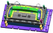 Automotive front and rear bumper mould